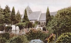 Hollington-Church-in-the-Woods-in-Autumn.-1910.